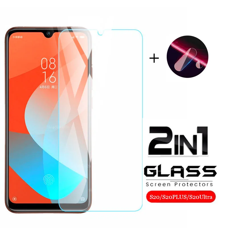 2 в 1 объектив камеры закаленное стекло для Xiaomi 9T Pro Mi 10 Lite Защита экрана xiomi xiami A3
