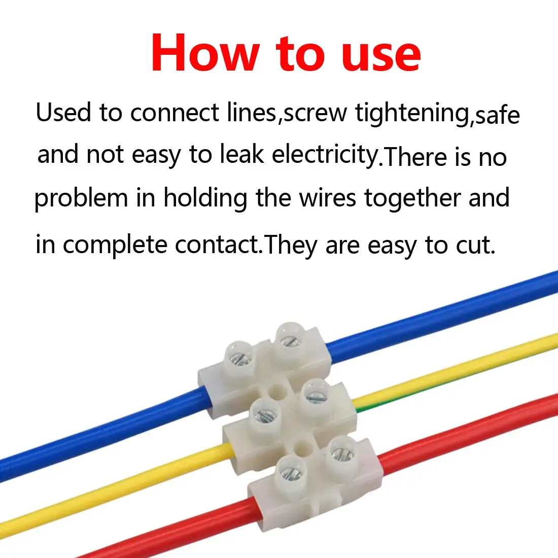 U H Type 12 Position Plastic Barrier Terminal Strip Block Barrier Screw Block Connection Strips for Electrical Wiring 3A10A 1pcs terminal connector terminal block
