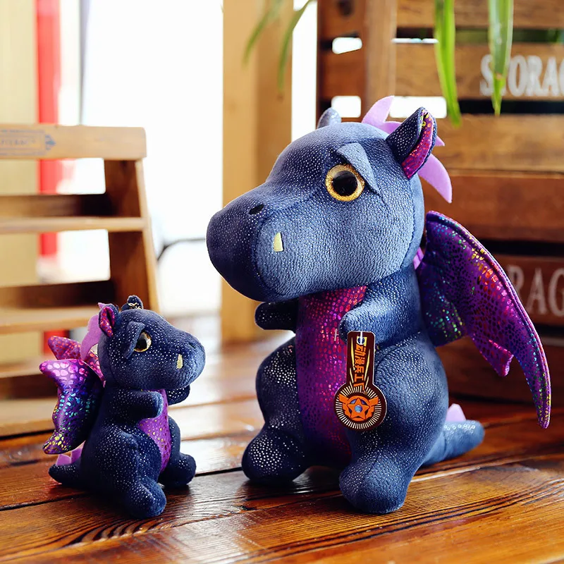 

Dragon Tyrannosaurus Plush Toy Charizard Kids Boy Toys Cool Stuffed Animal Peluche Doll Children Birthday Christmas Gift 30cm