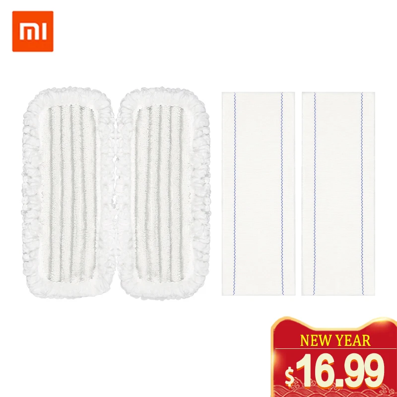 

Original XIAOMI MIJIA SWDK D260 Electric Mop Cloths Part Pack Mopping Spare Parts Terry cloth cloth *1 One time cloth *5