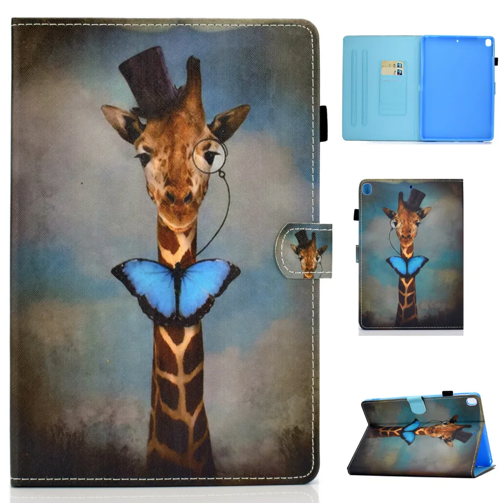 Умный кожаный чехол Trifold для iPad 10,2 дюймов 7-го поколения с функцией автоматического сна/пробуждения, легкая подставка, чехол для iPad 10,2 дюймов, чехол
