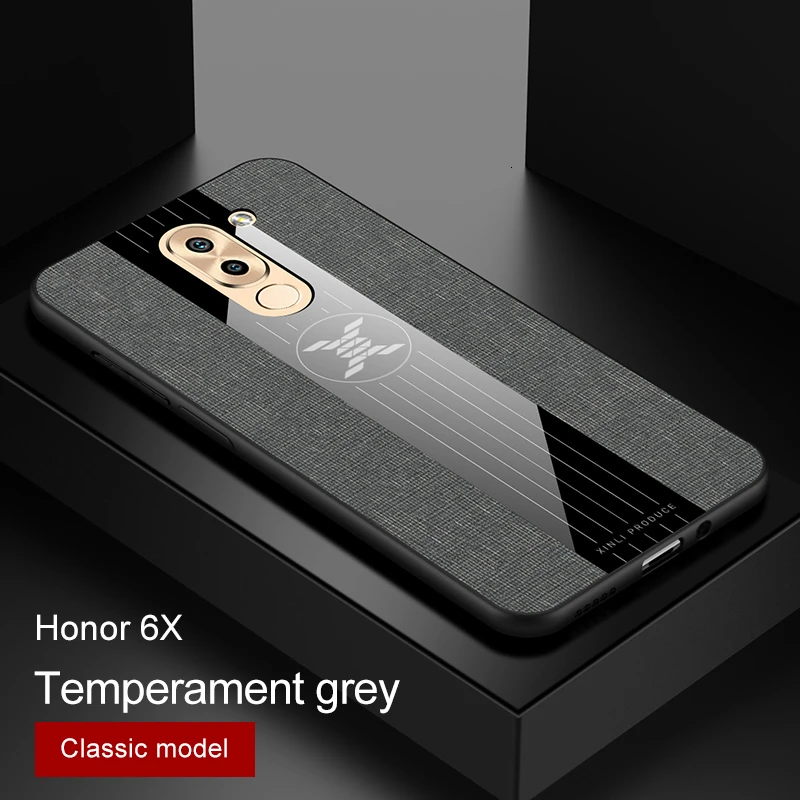 Only Gray Case Чехол для huawei Honor 6X с магнитным кольцом и держателем, Твердый Чехол, мягкая силиконовая рамка, чехол s для huawei 6 X mate 9 Lite mate 9, чехол для телефона - Цвет: Only Gray Case