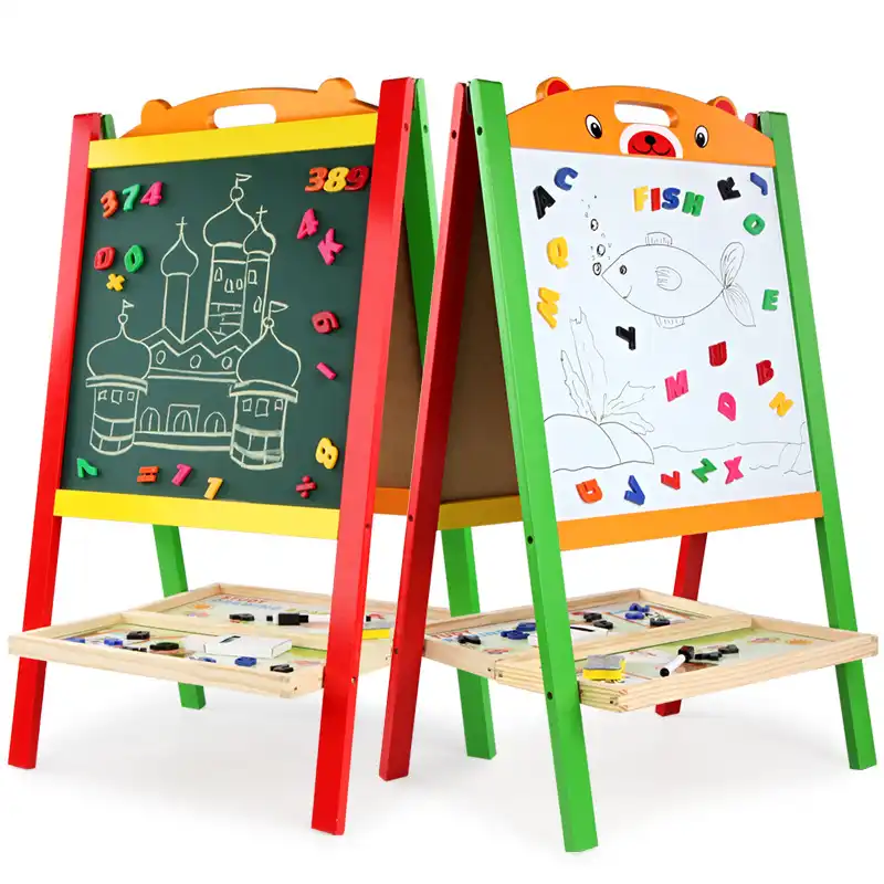 children baby drawing board double-sided magnetic small black