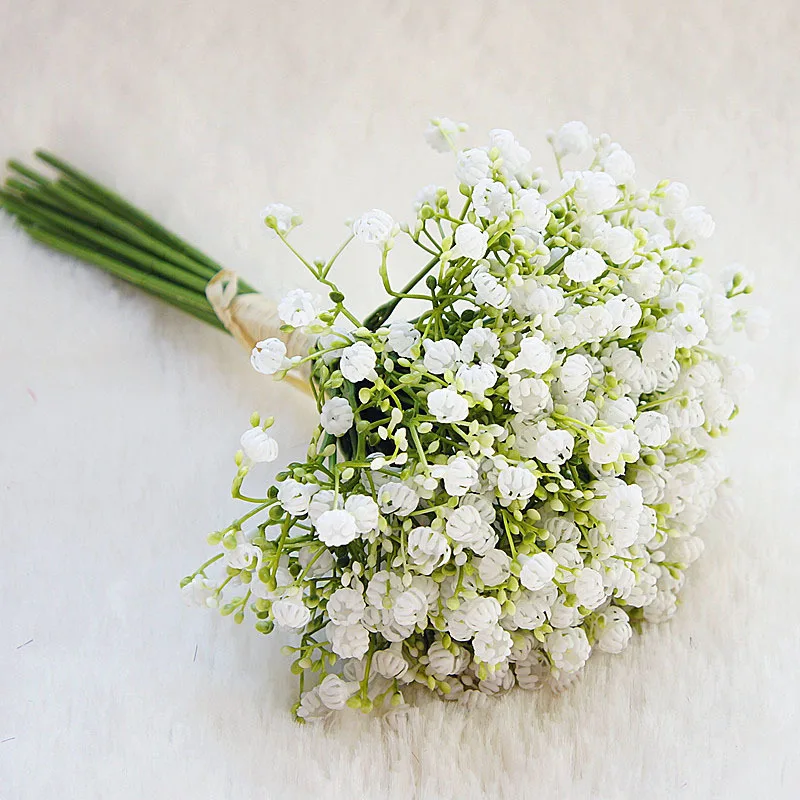 Artificial Flower Bouquet Garden Plant Plastic Gypsophila Home Room Decoration