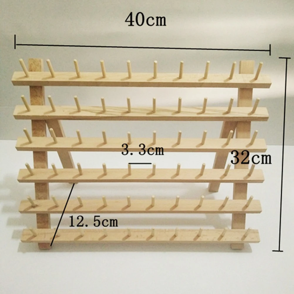 Portavoz Informar Aceptado Estante de madera plegable para herramientas de costura, organizador de hilo  de 60 carretes, soporte para hilos, organizador de montaje en pared,  almacenamiento de costura|Soportes y estanterías de almacenamiento| -  AliExpress