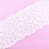 1 Meters/Lot Elastic Lace Ribbon Embroidered Nigerian African Lace Fabric White Stretch Elasticity Lace Trim Trimming for Sewing ► Photo 3/6