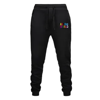

2019 New Casual Trousers Mens Pants letter Printed Autumn Sweatpants Fashion Male Pants Plus Fleece S-3XL Free Shipping