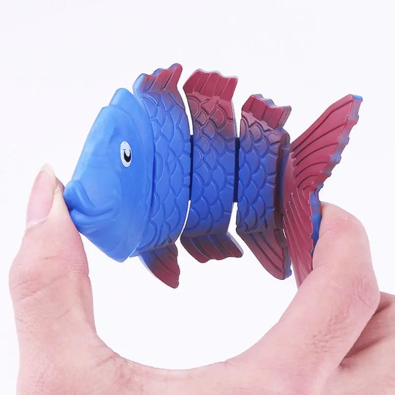 3 шт. моделирование 3D Дайвинг кости рыбка модель безопасный Дети Купание бассейн игрушка интеллект развивающие игрушки Детский подарок