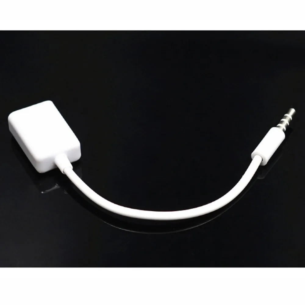 AUX для USB 3,5 мм штекер Aux аудио разъем для USB 2,0 Женский Кабель-конвертер Шнур кабель-конвертер только автомобильный AUX порт