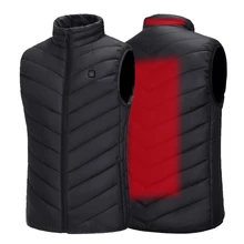 Мужская и женская зимняя куртка с подогревом, теплый жилет с электрическим подогревом, теплая одежда с Usb подогревом, уличный жилет