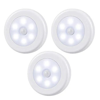 

Sensor Light, LED Night Light, Stick Anywhere Wall Light, Closet Lights Stair Lights, Safe Lights with Magnetic Strip, for Bathr