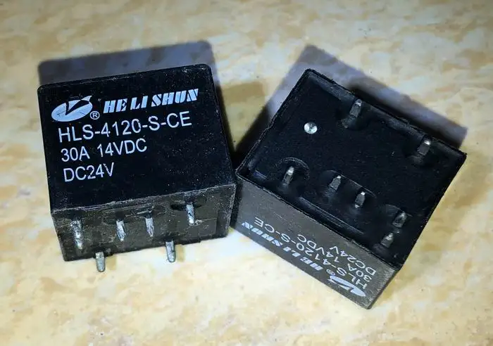 HLS-4120-S-CE DC24V (4119-1C-7P-11MM-24V-30A) реле 7 контактов |