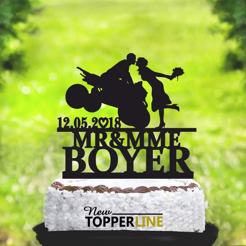 Topper для свадебного торта topper ATV 4 wheeler Custom rider | Дом и сад