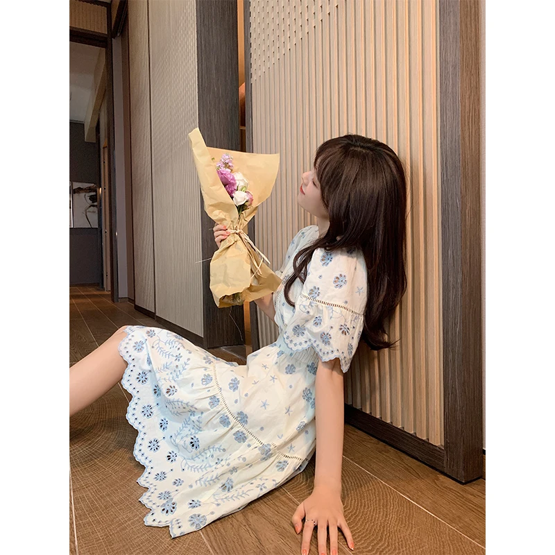 MISHOW 2020 летние кружевные платья женские винтажные открытые с коротким рукавом