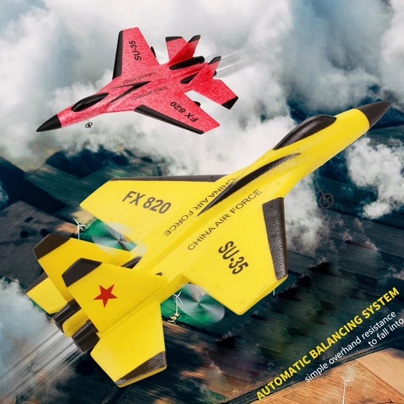 Airbus B747 Remote Control Plane 2.4G 3CH EPP Material RC Aircraft Outdoor Anti-fall Radio Control Airplane Toy Large Stunt Gliding RC Plane Model for Kids /& Adults Size : 1 battery