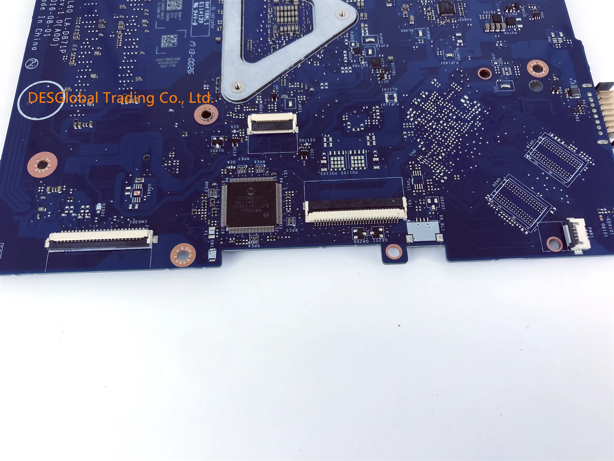 BAL60 LA-D871P для DELL inspiron 14 5468 5468D 5566 материнская плата для ноутбука SR2ZW i3-7100U процессор работает отлично