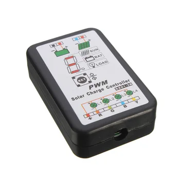 

6V12V Indicator Intelligent Power String Lights Electrical Switch 3A Solar Controller Battery Regulator PWM Automatic Courtyard