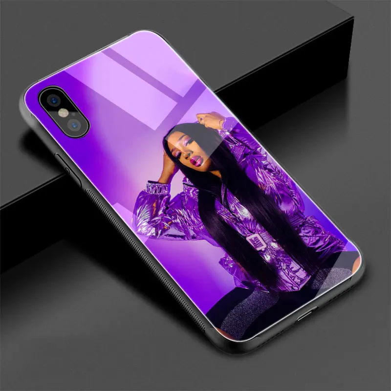 Чехол Megan Thee Stallion A из закаленного стекла для iPhone 11 Pro 6 6S Plus 7 8 Plus X XS XR XS Max