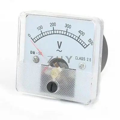 

AC 0-500V Voltage Voltmeter Panel Meter w Installing Parts