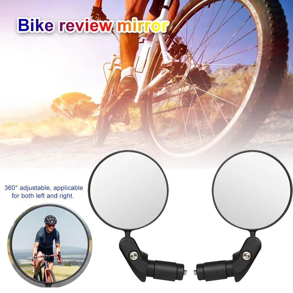 

Hot Sale Bike Rearview Mirror 360 Rotation Adjustable Wide Angle Cycling Rear View MTB Road Bike Bicycle Handlebar Mirrors