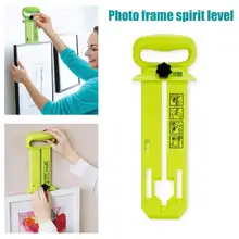 ABS photo frame ruler spirit level angle measuring instrument Picture hanging kit measuring ruler for hanging pictures