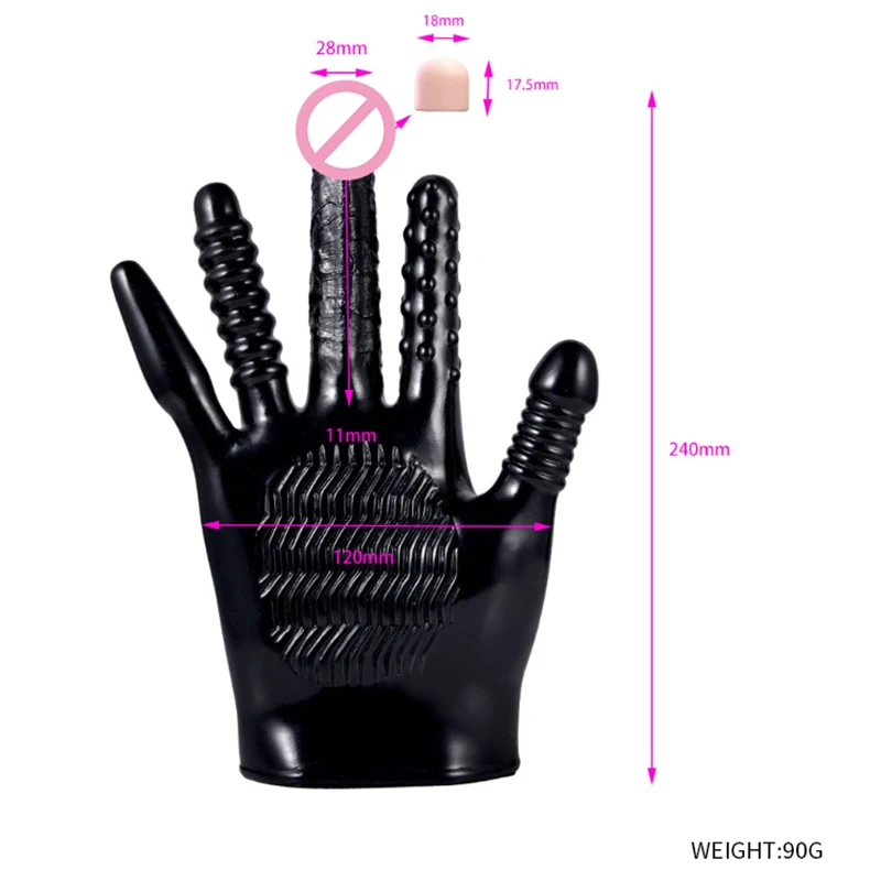 sex Gloves Fingering Dildo Masturbation Erotic Vagina Stimulator Self-comforting Breast Nipple Massage BDSM sexy Toys For Couple