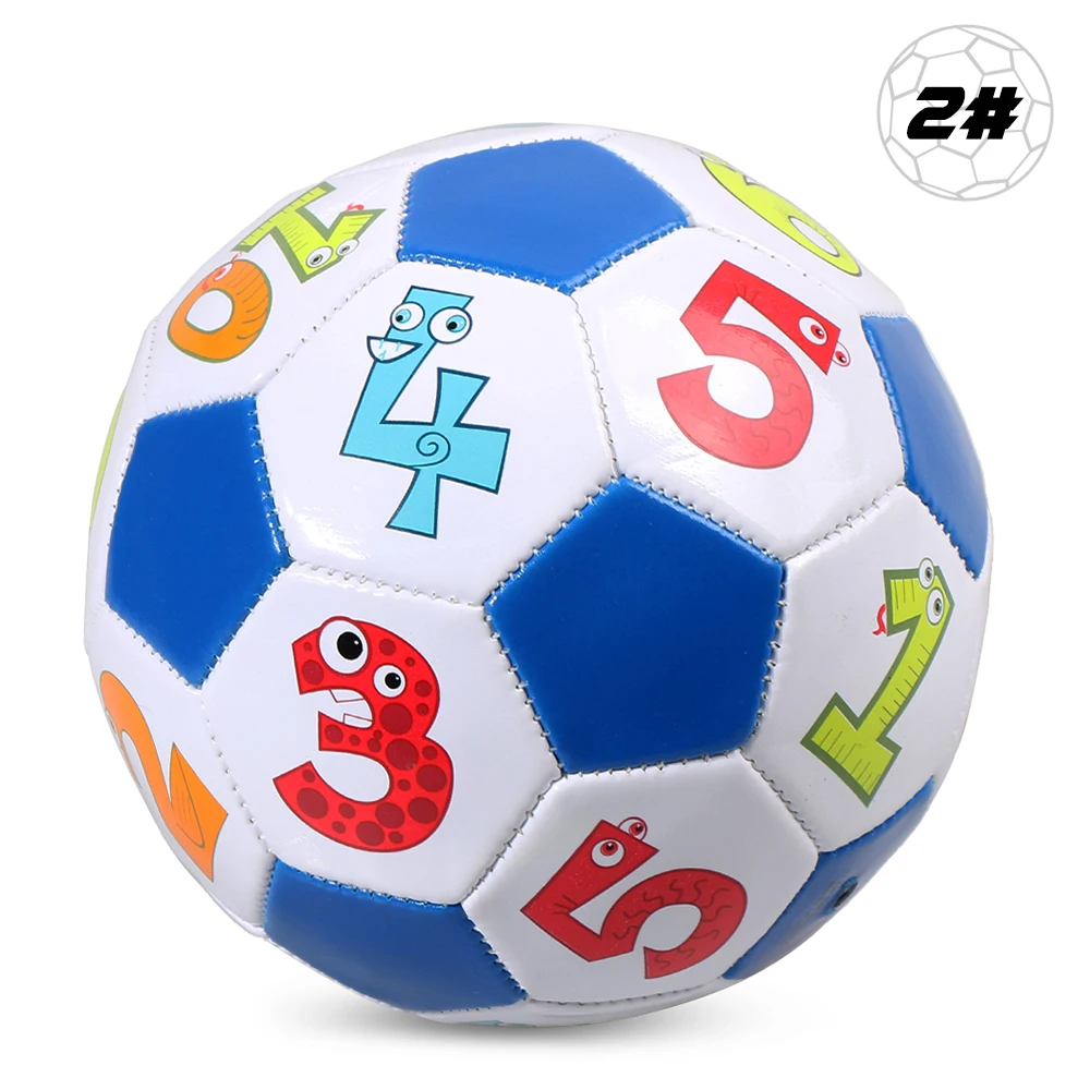 

Size 2 Kids Soccer Ball Inflatable Soccer Training Ball Children Playing Training Balls Gift for Children Students