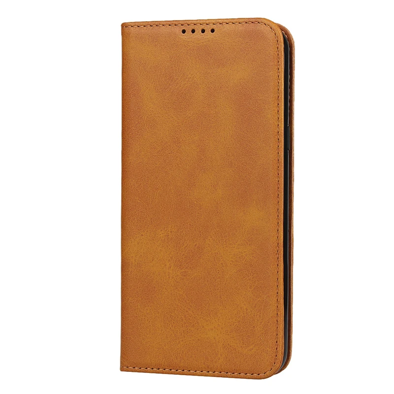 Light Brown Чехол-книжка с подставкой для Sony Xperia Z5 XP XZS XZ XZ2 Premium X XZ1 XZ3 XZ4 Compact XA1 XA2 ультра натуральная кожа магнитный чехол - Цвет: Light Brown