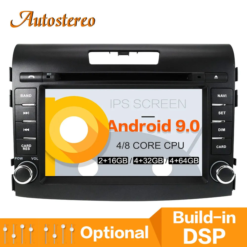 Новые Android8.0 Android7.1 dvd-плеер для Honda CRV 2012- gps навигации стерео блок Радио головного устройства мультимедиа