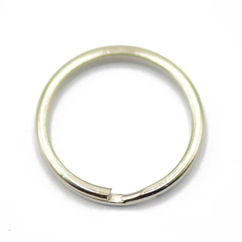 

50pcs Popular Simple Chic Claasic Silver Split Key Rings DIY 1.2 x 18mm Whoelsale