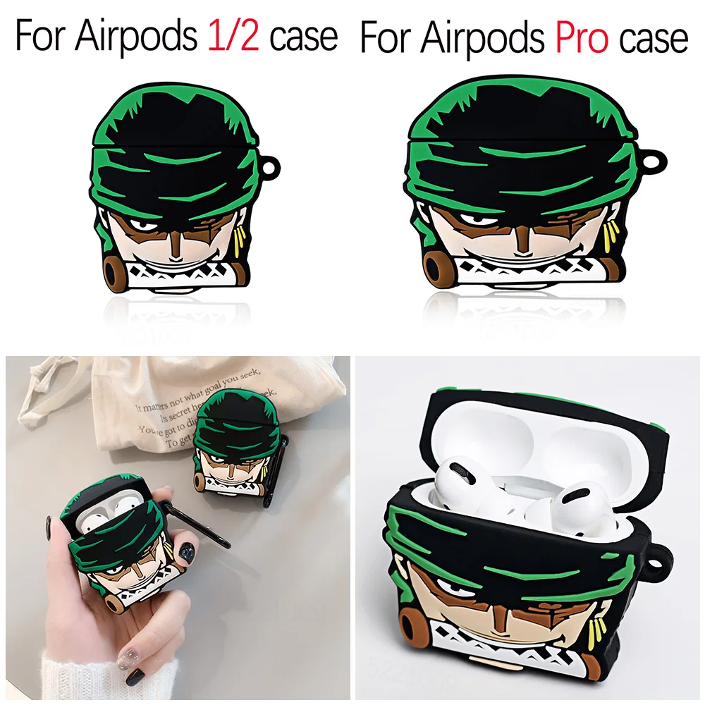 Защитный чехол для Airpods с 3D рисунком Наруто аксессуары беспроводных Bluetooth