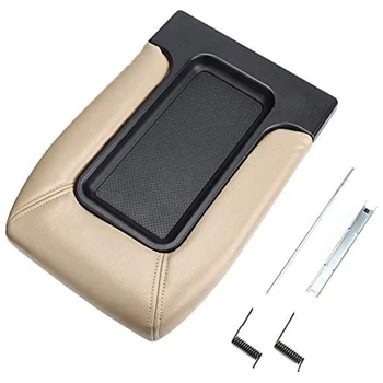 

Center Console Cover Lid for 99-07 Silverado Sierra Repair Kit Armrest Beige 19127364
