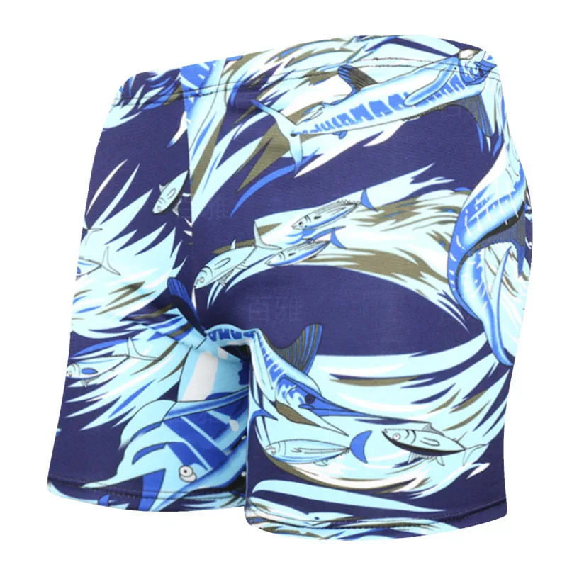 Мужские плавки для плавания с принтом; одежда для плавания; спортивные плавки; купальный костюм; пляжные шорты; купальный костюм; maillot de bain - Цвет: 17