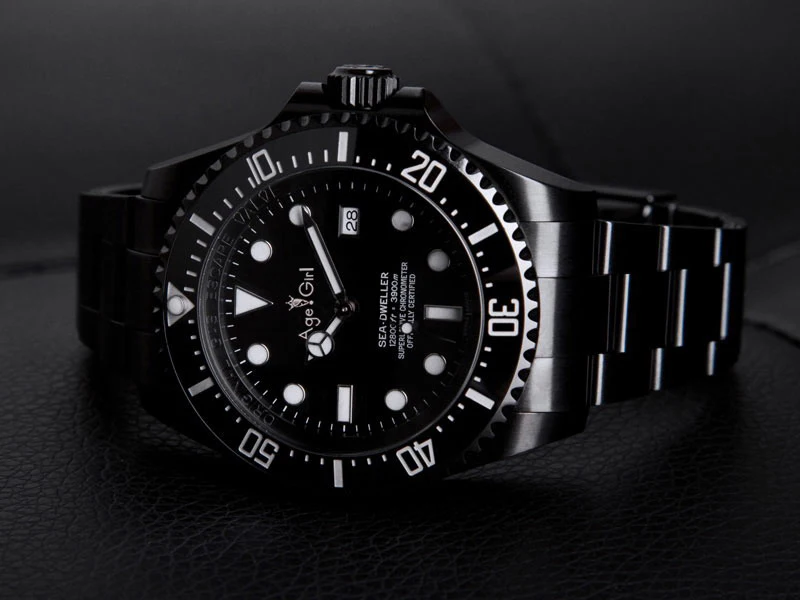 

Top Luxury Brand New Men Watch Stainless Steel Strap Automatic Mechanical Black Blue Ceramic Sapphire 44mm Watches Heavy AAA+