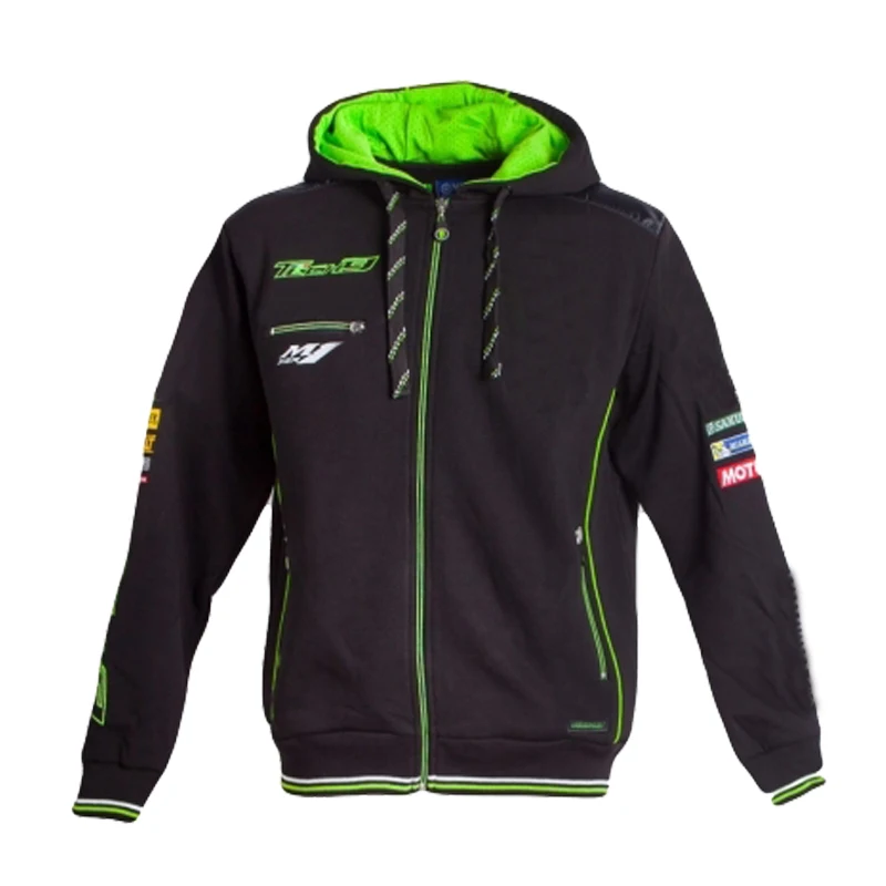 

MOTO Tech 3 Monster Racing Team Zip Hoodie Casual Suit gp Racing Hoodies Spring and Autumn Motorcycle Jacket Jersey