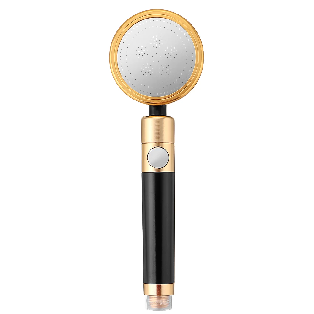 Космическая Алюминиевая душевая насадка под давлением Анионный фильтр вращение