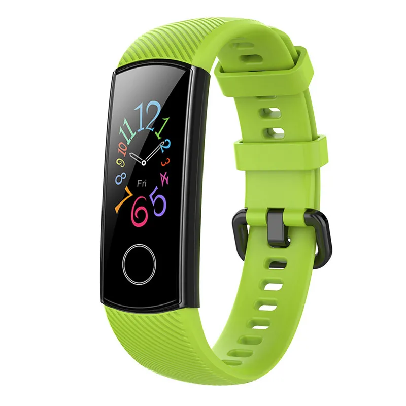Ремешок OLLIVAN для Huawei Honor Band 5 силиконовый мягкий ТПУ ремешок на запястье браслет