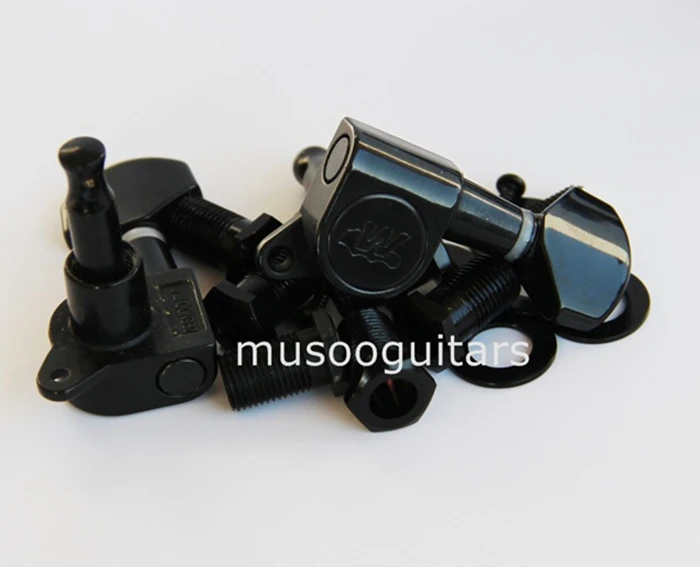 Wilkinson 6 INLINE, черный, Классический овальный "F" стиль vitage кнопка с герметичным корпусом и 45 градусов фиксирующая бирка