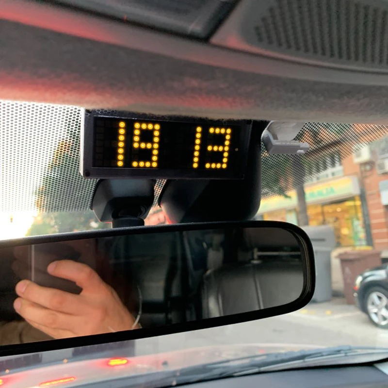 DIY автомобильные часы таймер вольтметр температура светодиодный матричный Rx8025 DC
