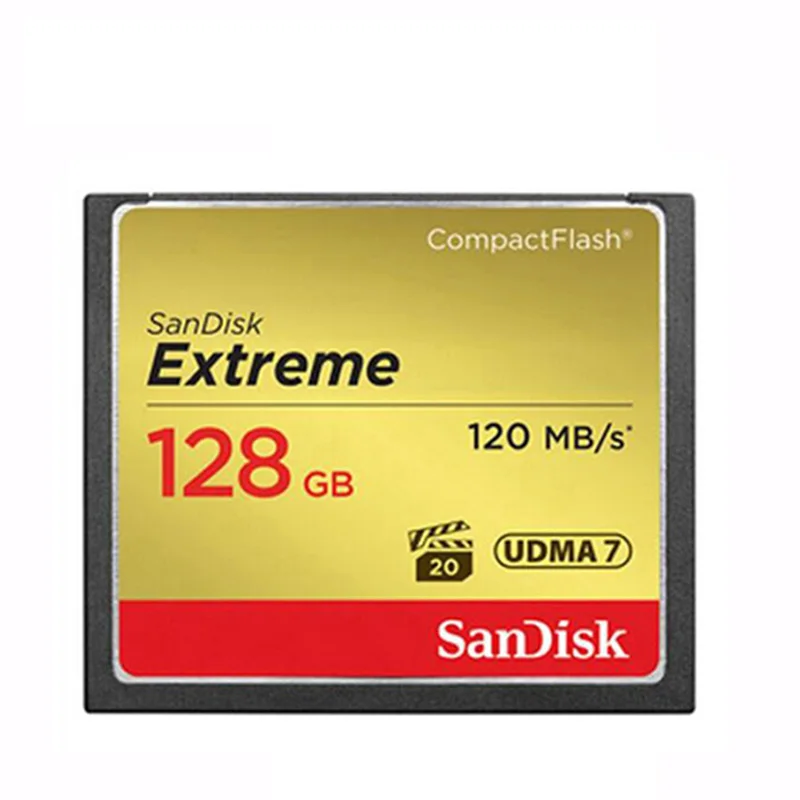 128GB Карта памяти sandisk CF 32 Гб 64 Гб 128 ГБ Экстремальная UDMA7 120 МБ/с./с компактный флеш-накопитель для камеры - Емкость: 128GB
