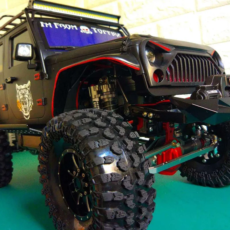 RC автомобили металлический передний бампер лезвие для 1/10 Рок Гусеничный осевой SCX10 90046 Traxxas TRX4 RC4WD TF2 TAMIYA CC01 Rubicon корпус