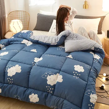 

2019 Cartoon Style Winter Comforters Blankets Quilting Quilt High Quality Jacquard Polyester Blanket Twin Full Queen King SizeCF