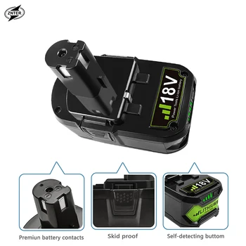 

18V 6000Ah Li-ion Rechargeable Battery For Ryobi ONE cordless Power Tools BPL1820 P108 P109 P106 P105 P104 P103 RB18L50 RB18L40