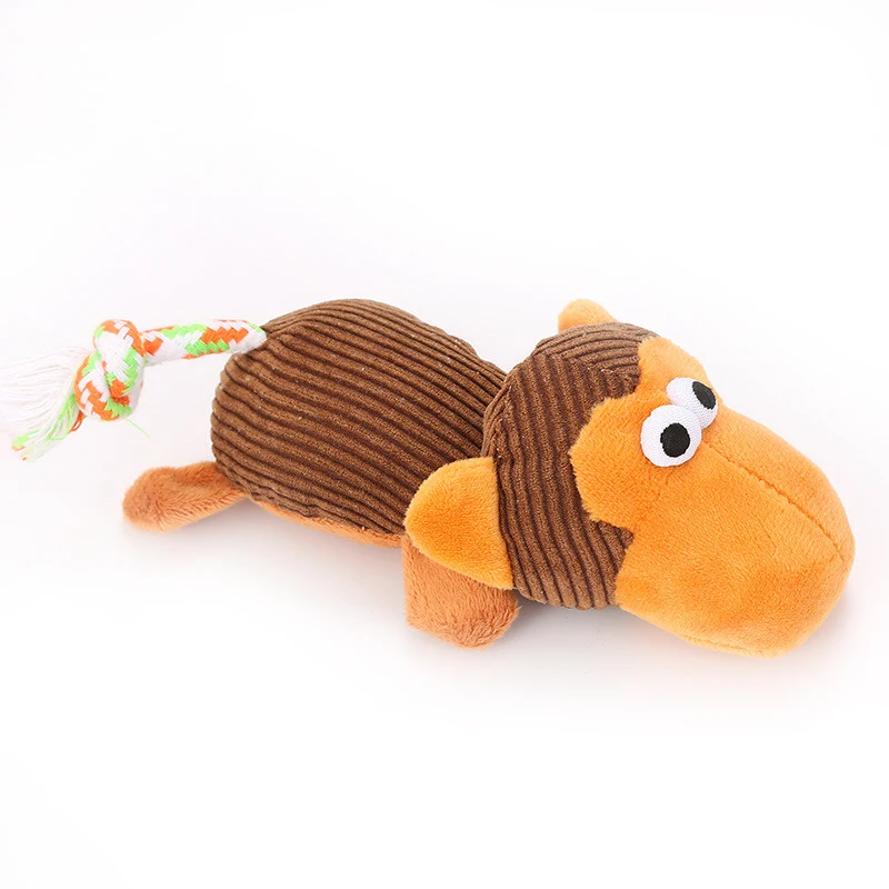 Brown Игрушка для собак и кошек дизайн для домашних животных прочная хлопковая веревка жевательные игрушки для собак Жевательная пищевая веревка из флиса интерактивная игрушка прочные товары для домашних животных - Цвет: Brown