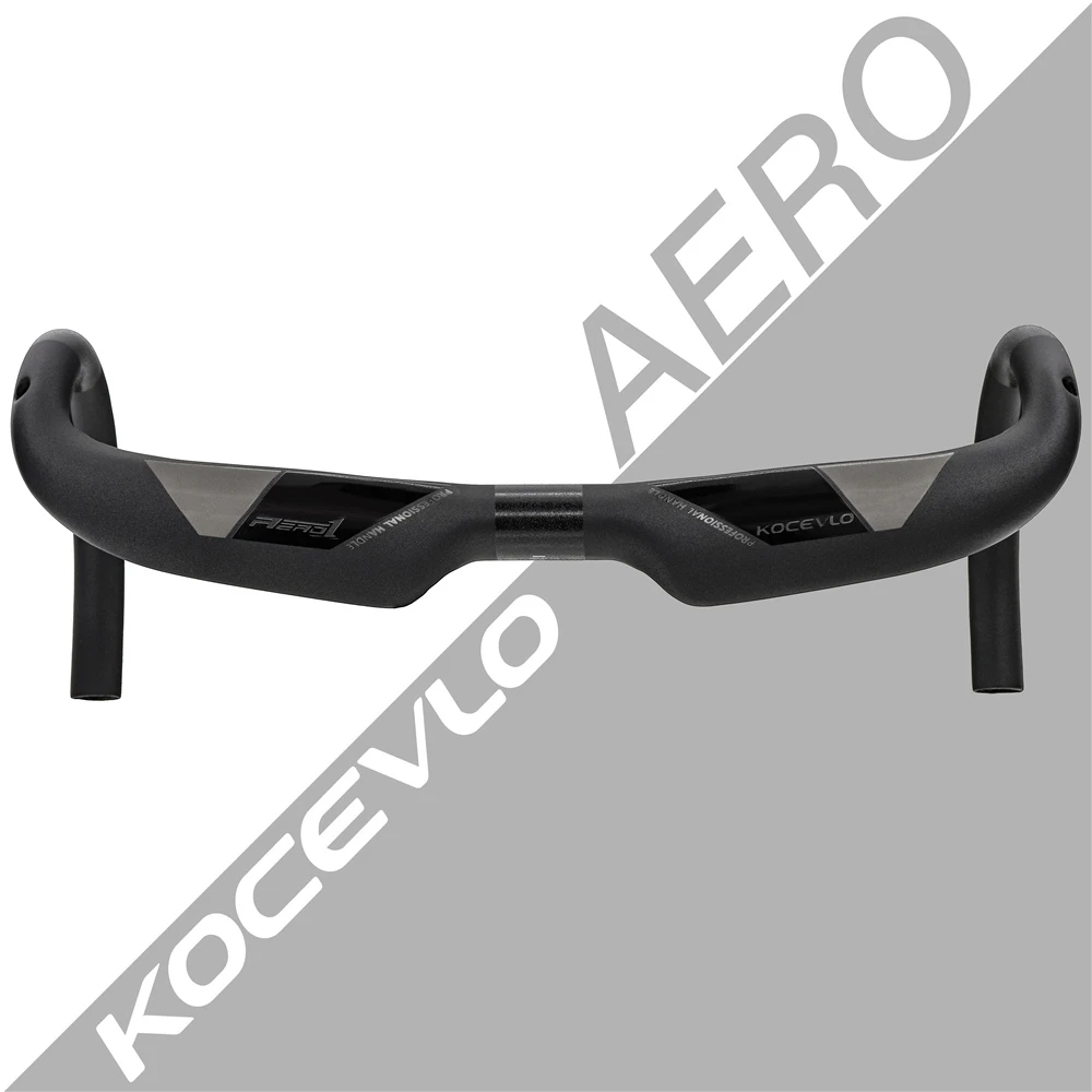 Kocevlo Carbon Fiber Bicycle Handlebar Reduce Resistance Bent Bar