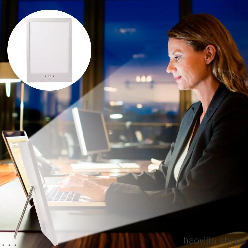 

New USB Touch Promise Dimming Therapy Lamp Timed Sad Phototherapy Bionic Solar Happy Light Depression Anti-Fatigue Light