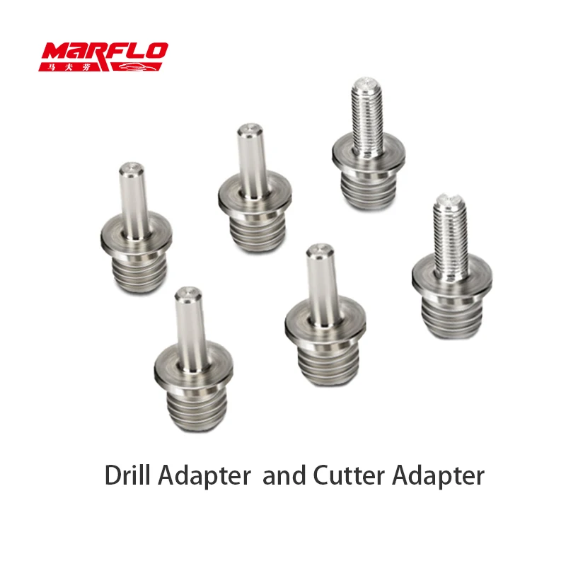 MARFLO Electric Drill Polisher Cutter Adaptor M14 M16 M58 Electric Thread Bar Connector Extension Shaft
