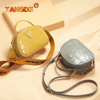 

2019 Bags For Women New Wild Shoulder Messenger Bag Semi-Circle Retro Bag Luxury Leather Crossbody Bag