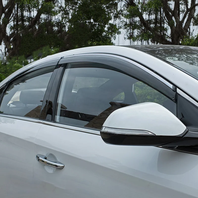 

Rain shield Windows visor Side wind window deflectors visor Windshield on the Windows Accessories For Hyundai Sonata 2015-2019
