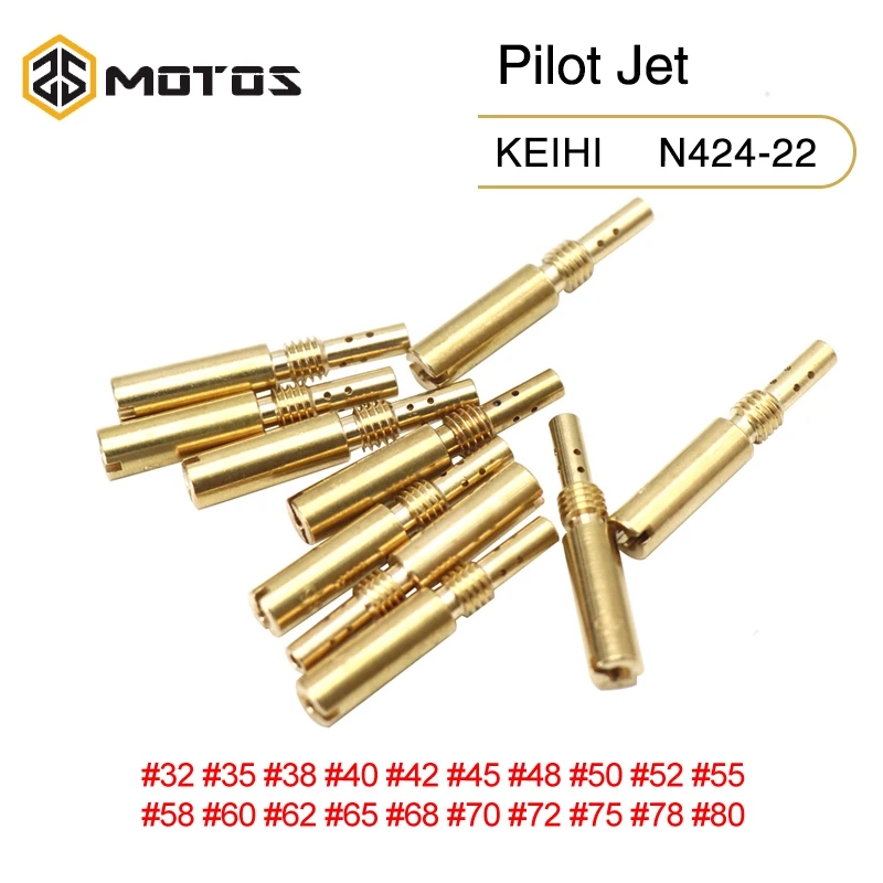 ZS Moto карбюратор Pilot jet для KEIHIN N424-22 медленно действующий Форсунка PE34/36 Honda ATC250R Kawa |